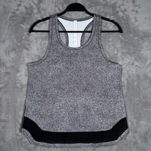 Lululemon Smooth Stride Tank Sea Spray Alpine White Dark Chrome 6